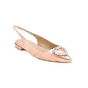 LK BENNETT Copper Made In Spain Leather Luana Flats